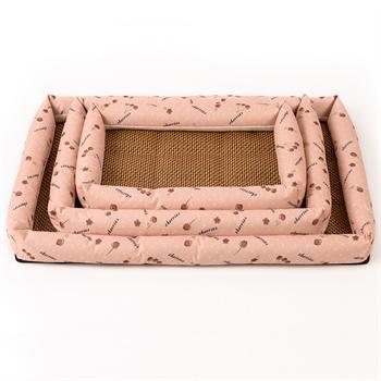 Rattan Cooling dog bed for summer 